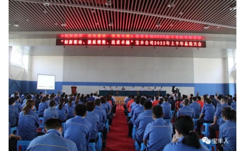 創(chuàng)新驅動、提質增效、追求卓越︳寶豐公司2022年上半年工作總結大會順利召開